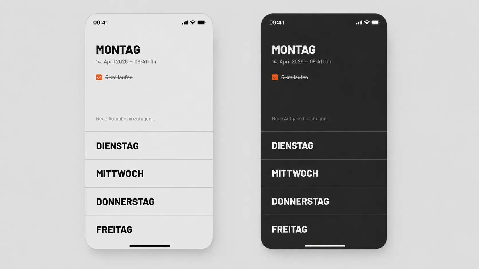 Trainingsplan